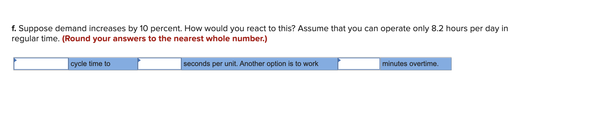 An assembly line is to be designed to operate