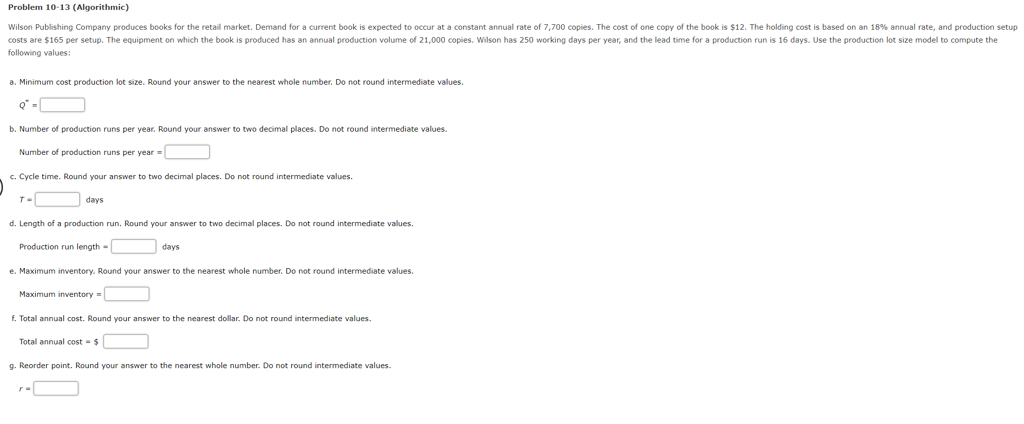 Wilson Publishing Company produces books for the