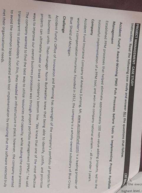 can I be helped with Project management PROJECT