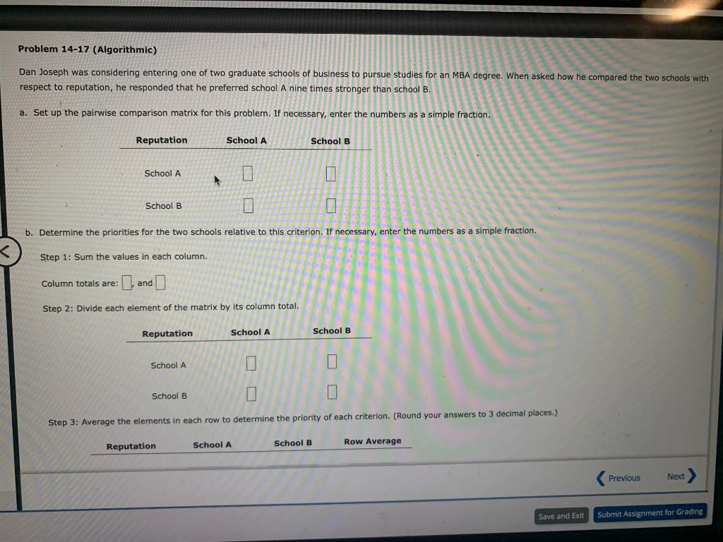 Dan Joseph was considering entering one of two