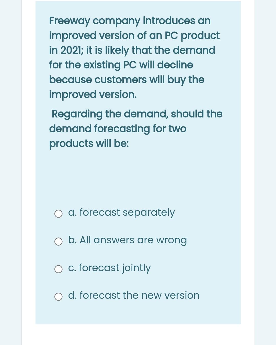 Question 1 Not yet answered Marked out of 1.00 P