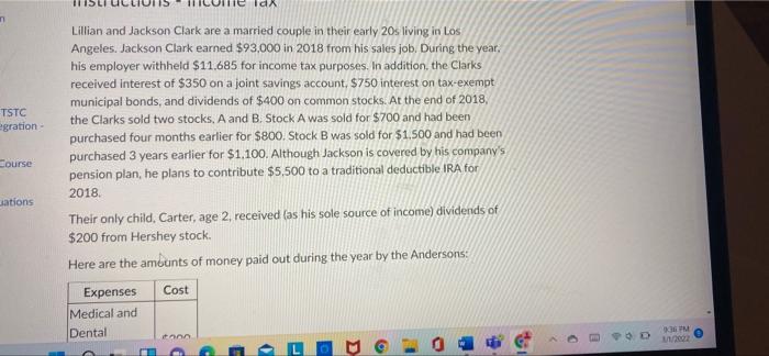 idx n TSTC egration - Course Lillian and Jackson