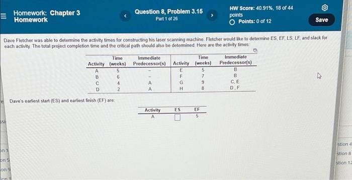 Question 8. Part 1 - 26. please do all parts.