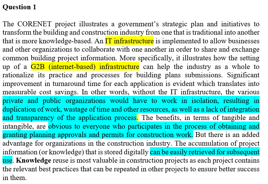 Interpret FOUR (4) facts about a Multitiered
