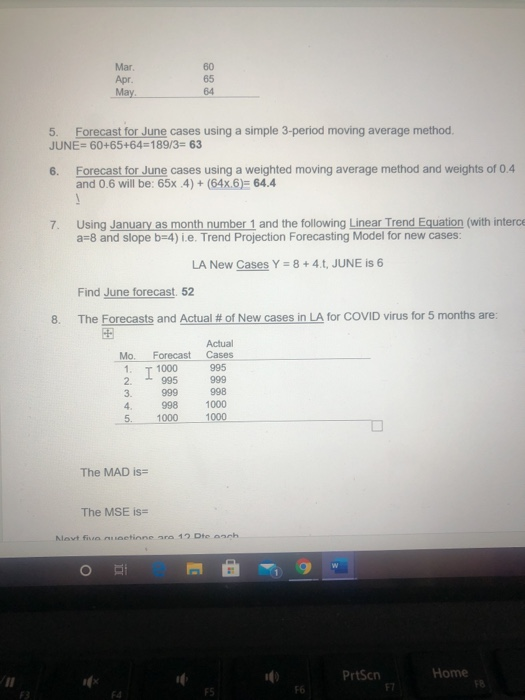 i need help on question 8 please!! and is 6