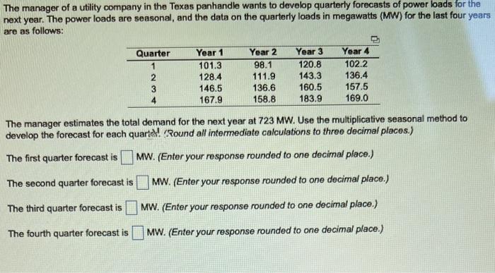The manager of a utility company in the Texas