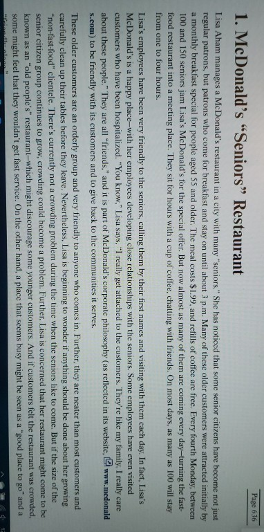 Why would you tell alisa that her strategy is not