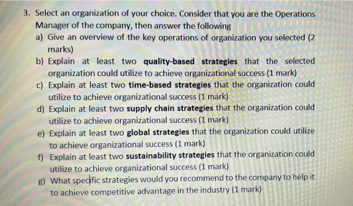 3. Select an organization of your choice.