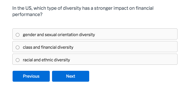 In the US, which type of diversity has a stronger