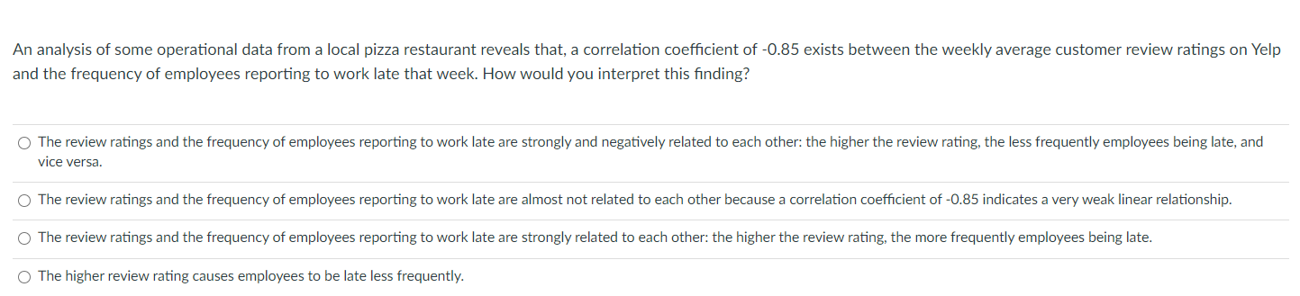 An analysis of some operational data from a local