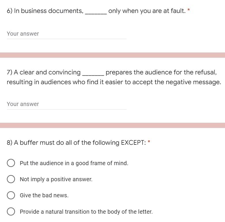 DO NOT Answer if you are not 100% sure. 3) A