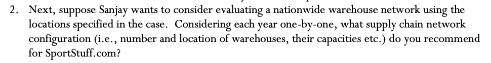 Can you answer Number 2 with a Linear Programming