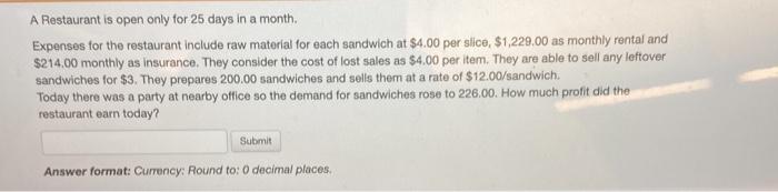 You run a nail salon. Fixed monthly cost is