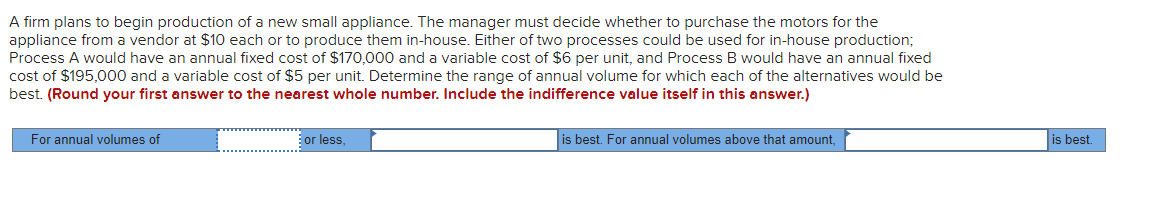 A firm plans to begin production of a new small