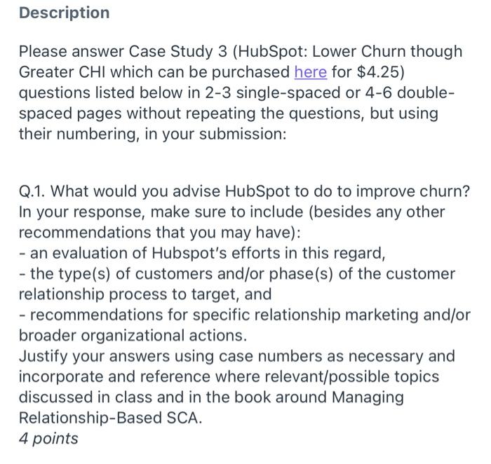 Please Help Answer Question 1 Description Please