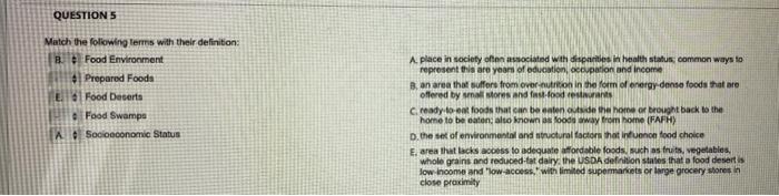 Match the foliowing lenss with their definiton:
