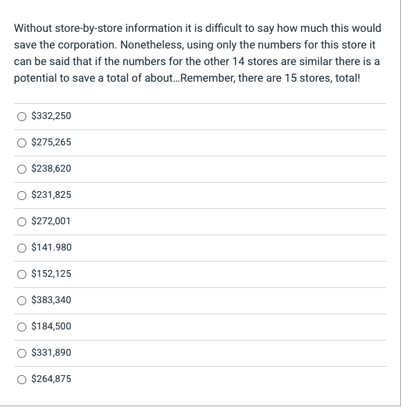 Economic Order Quantity Exercise (30 Points) SCM