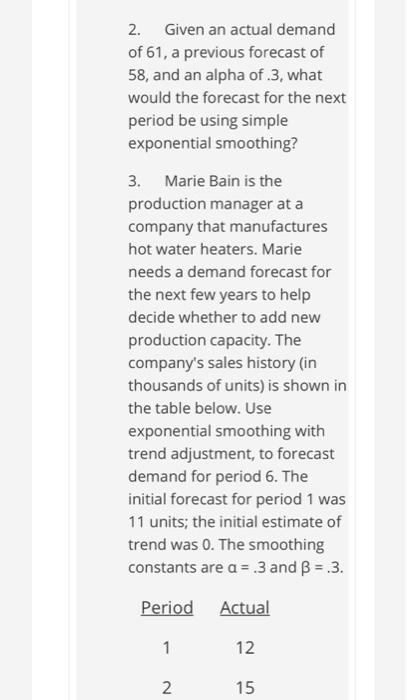 Unit 3 - Solve the following problems *** this is