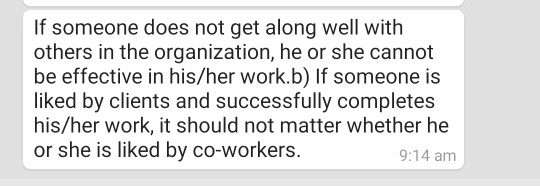 If someone does not get along well with others in