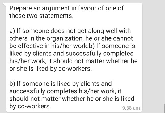 If someone does not get along well with others in