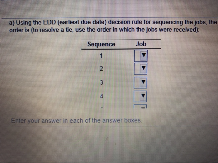 Job Date Job Received 112 119 115 123 120