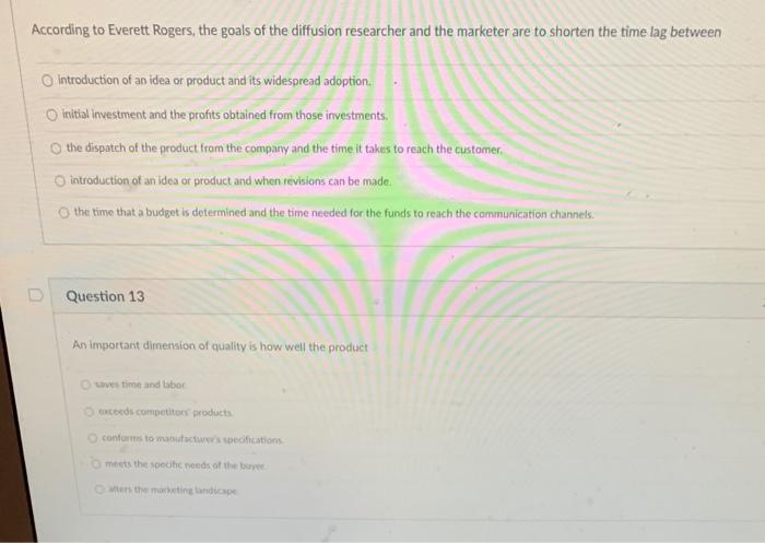 According to Everett Rogers, the goals of the