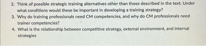 from the textbook "Effective Training Systems,