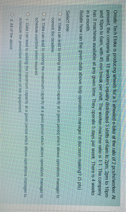 Omatic Tech Ebike is producing wheels for a 3