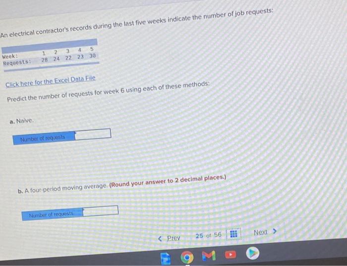 An electrical contractor's records during the