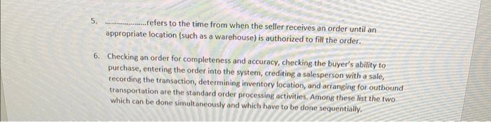 5 6 5. refers to the time from when the seller