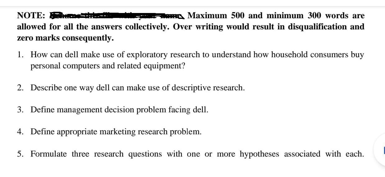 Running Case with Real Data Dell Direct Dell Inc.