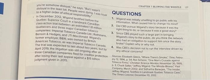 can u read and answer questions 1-4 CHAPTER