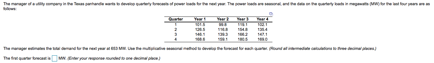 The manager of a utility company in the Texas