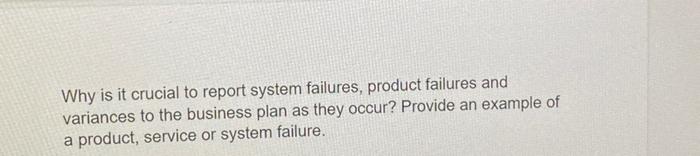 BSBMGT617 Why is it crucial to report system