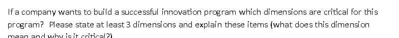 If a company wants to build a successful
