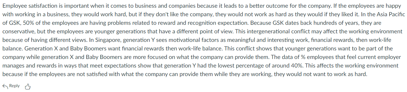 Reply to the post: offer additional resources or