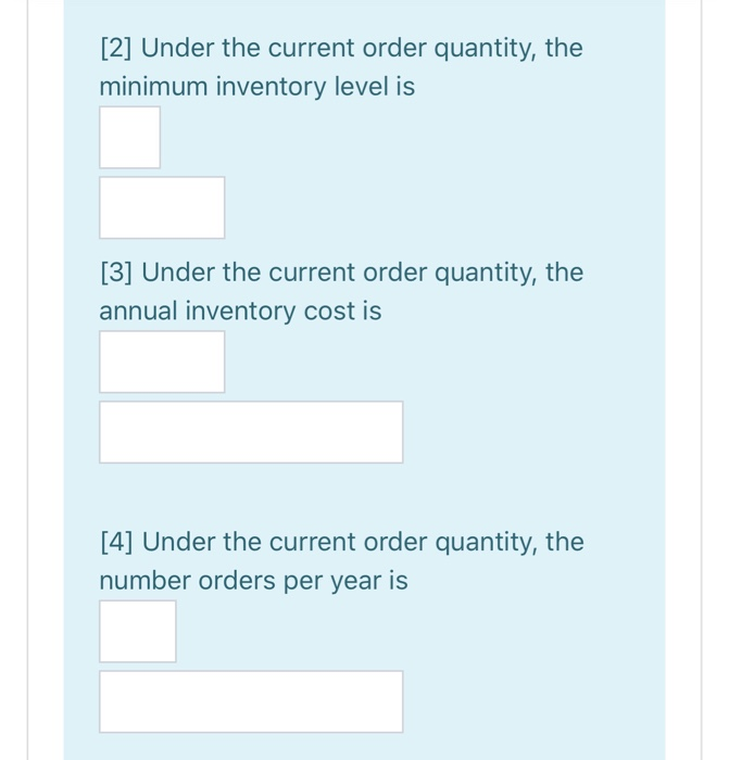 A company uses a product at a constant rate of