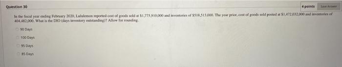 Question 30 4 points In the fly at ringer 2000,