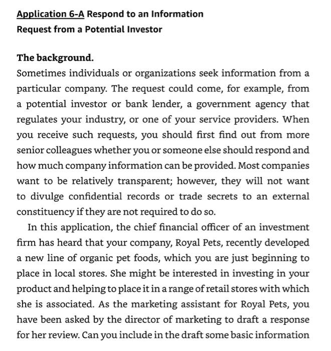 Please help. Just a letter for a potential