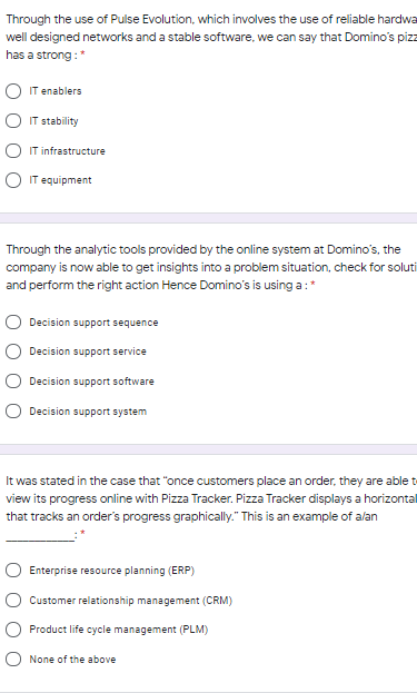 Case Study 1: DOMINO'S SIZZLES WITH PIZZA TRACKER