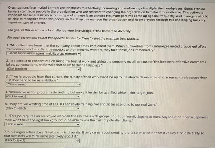 Organizations face myriad barriers and obstacles