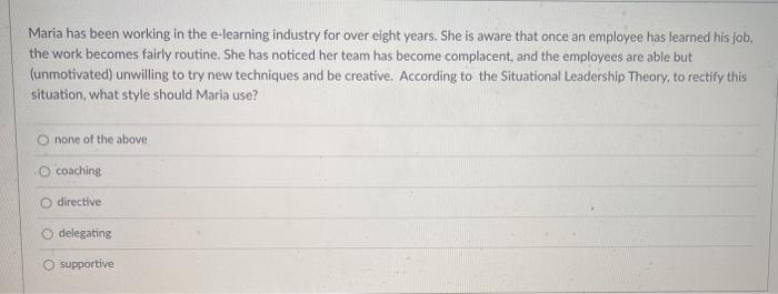 Maria has been working in the e-learning industry