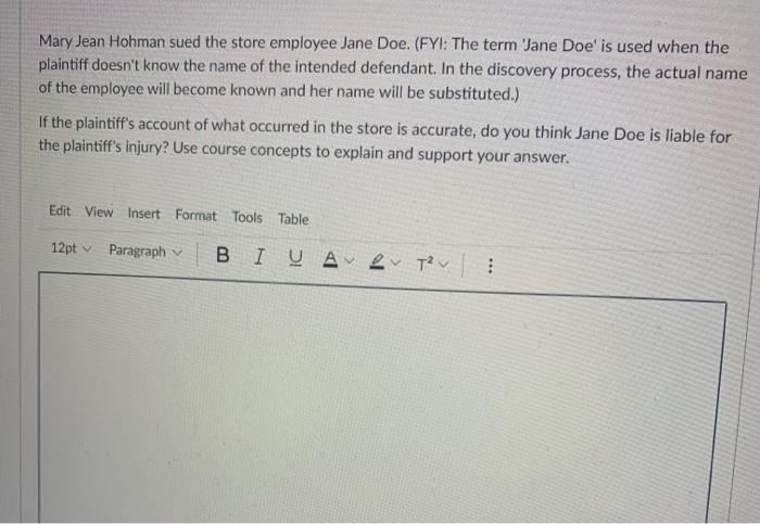 Customer Blames Kohl's Store for Injuries West