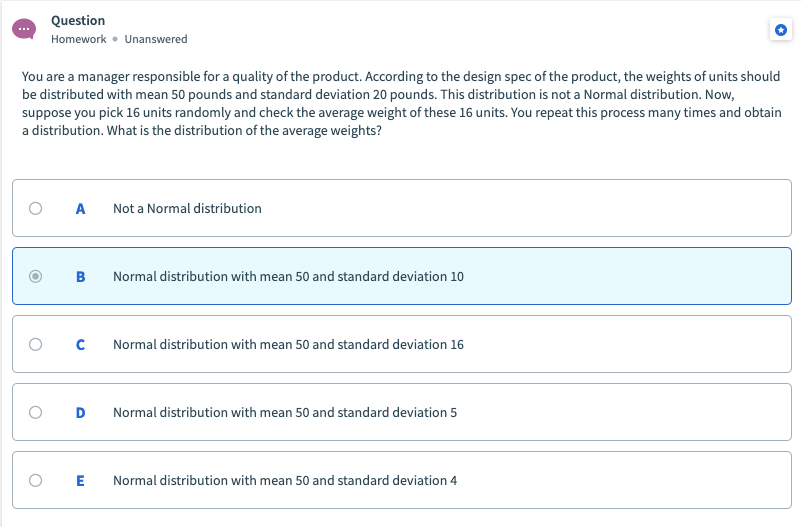 Question Homework Unanswered You are a manager