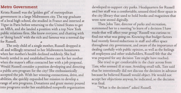 150 words Metro Government Krista Russell was the