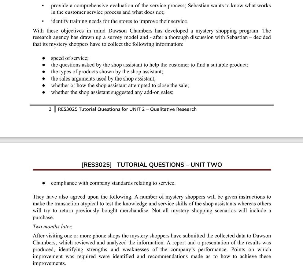 CASE #5: PERFORMANCE IMPROVEMENT THROUGH MYSTERY