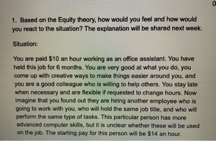 Can you please answer the question. only needs to