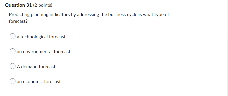 Question 28 (2 points) When a firm previously