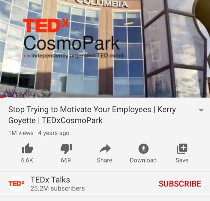 1) What did you think of the speaker's thoughts