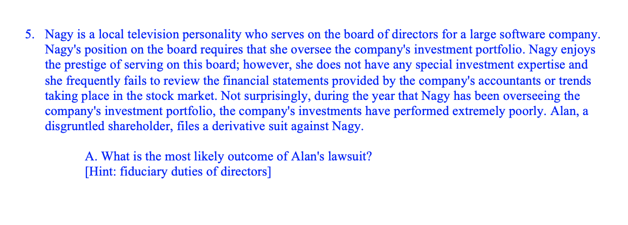 5. Nagy is a local television personality who